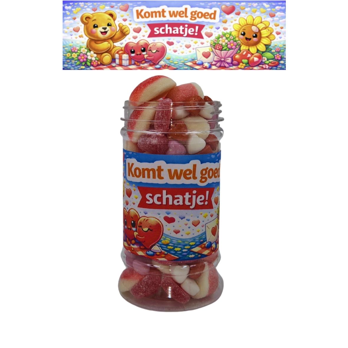 Snoeppot 10 - Komt wel goed schatje!