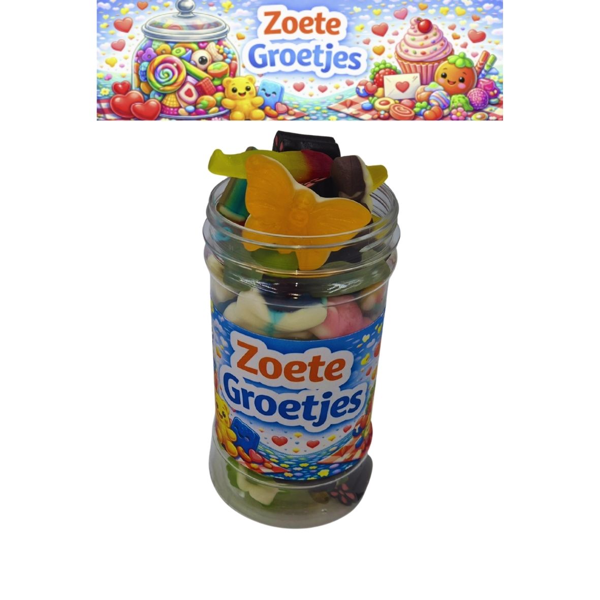 Snoeppot 12 - Zoete groetjes