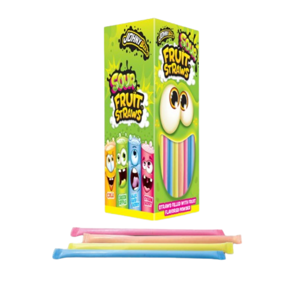 Johny Bee - Sour Fruit Straws