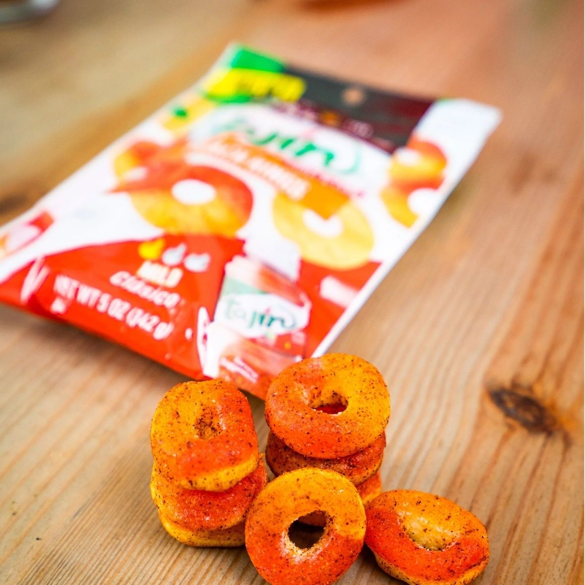 Chamoy Peach Rings | Jerked Out Jerky