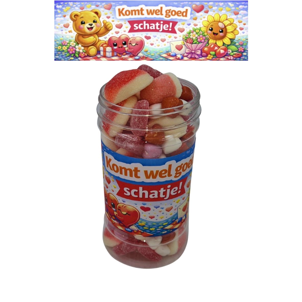 Snoeppot 10 - Komt wel goed schatje!