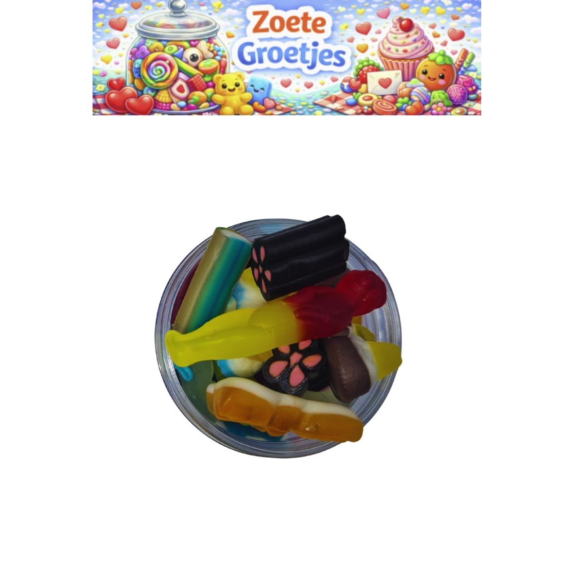 Snoeppot 12 - Zoete groetjes