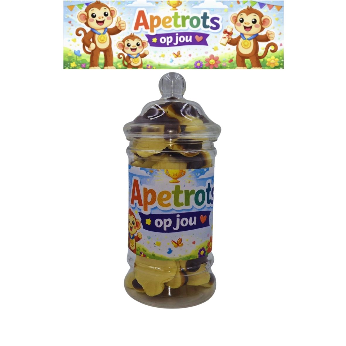 Snoeppot 18 - Apetrots op jou