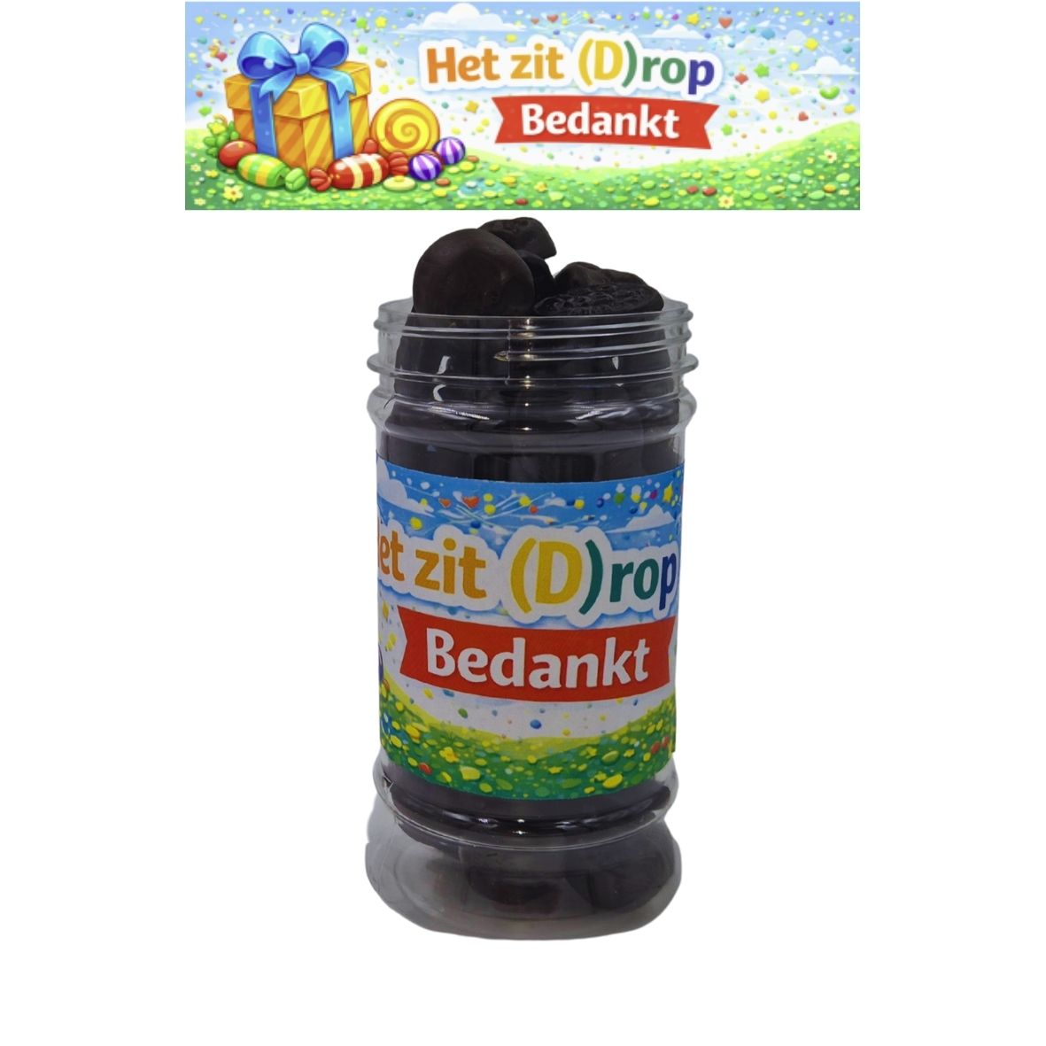 Snoeppot 2 - Het zit (D)rop - Bedankt