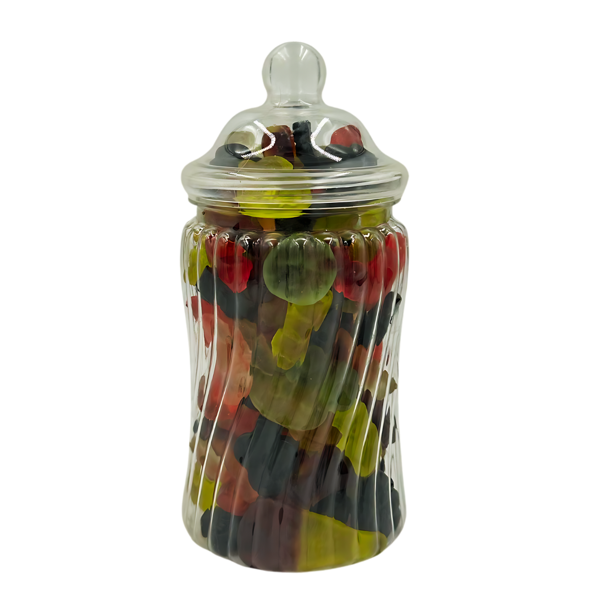 Snoeppot 500 ml - Spiraalpot - Stel je eigen pot samen met maximaal 4 soorten snoep!